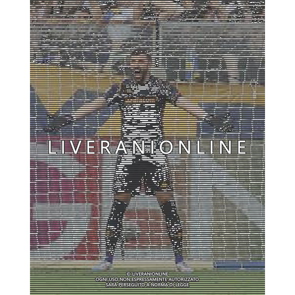 Pietro Terracciano of ACF Fiorentina gestures during Parma FC vs ACF Fiorentina, 1° Serie A Enilive 2024-25 game at Ennio Tardini Stadium in Parma (PR), Italy, on August 17, 2024. (Photo by Davide Casentini)/AGENZIA ALDO LIVERANI SAS