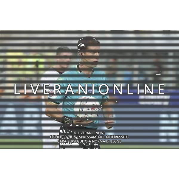 the Referee Giovanni Ayroldi during Parma FC vs ACF Fiorentina, 1° Serie A Enilive 2024-25 game at Ennio Tardini Stadium in Parma (PR), Italy, on August 17, 2024. (Photo by Davide Casentini)/AGENZIA ALDO LIVERANI SAS