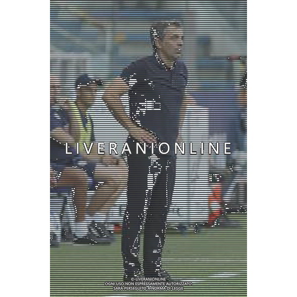 Fabio Pecchia Head Coach of Parma AC gestures during Parma FC vs ACF Fiorentina, 1° Serie A Enilive 2024-25 game at Ennio Tardini Stadium in Parma (PR), Italy, on August 17, 2024. (Photo by Davide Casentini)/AGENZIA ALDO LIVERANI SAS