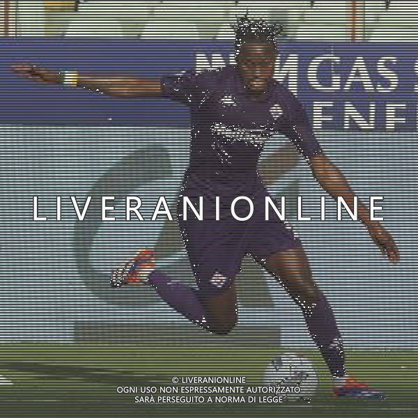 Christian Kouamè of ACF Fiorentina play the ball during Parma FC vs ACF Fiorentina, 1° Serie A Enilive 2024-25 game at Ennio Tardini Stadium in Parma (PR), Italy, on August 17, 2024. (Photo by Davide Casentini)/AGENZIA ALDO LIVERANI SAS