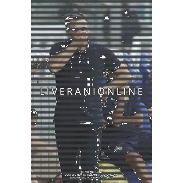 Fabio Pecchia Head Coach of Parma AC gestures during Parma FC vs ACF Fiorentina, 1° Serie A Enilive 2024-25 game at Ennio Tardini Stadium in Parma (PR), Italy, on August 17, 2024. (Photo by Davide Casentini)/AGENZIA ALDO LIVERANI SAS