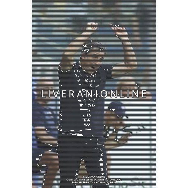Fabio Pecchia Head Coach of Parma AC gestures during Parma FC vs ACF Fiorentina, 1° Serie A Enilive 2024-25 game at Ennio Tardini Stadium in Parma (PR), Italy, on August 17, 2024. (Photo by Davide Casentini)/AGENZIA ALDO LIVERANI SAS