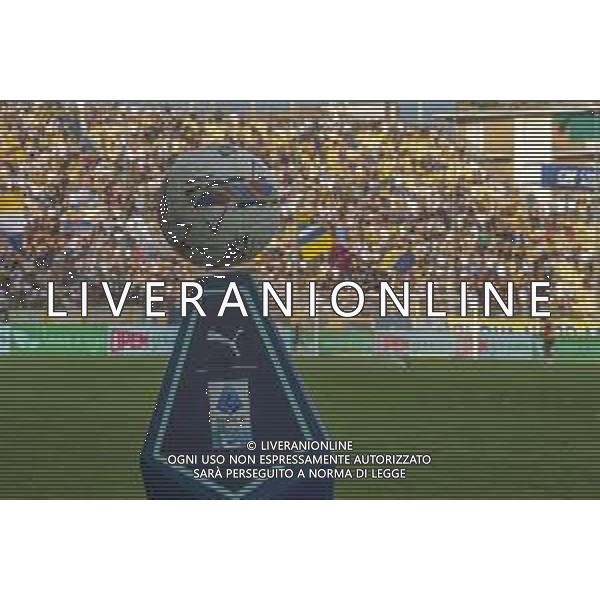 the ball of the match Parma FC vs ACF Fiorentina, 1° Serie A Enilive 2024-25 game at Ennio Tardini Stadium in Parma (PR), Italy, on August 17, 2024. (Photo by Davide Casentini)/AGENZIA ALDO LIVERANI SAS