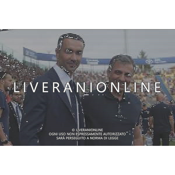 Raffaele Palladino Head coach of ACF Fiorentina and Fabio Pecchia Head Coach of Parma ACduring Parma FC vs ACF Fiorentina, 1° Serie A Enilive 2024-25 game at Ennio Tardini Stadium in Parma (PR), Italy, on August 17, 2024. (Photo by Davide Casentini)/AGENZIA ALDO LIVERANI SAS