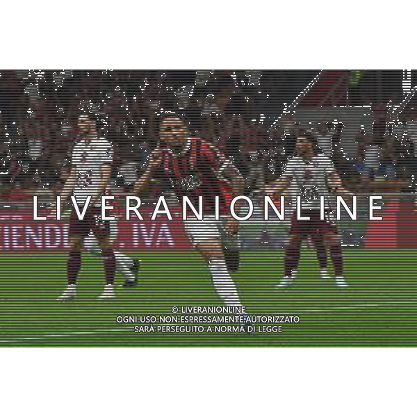 Milano 17.08.2024 Stadio Giuseppe Meazza @Manuela Viganti /Ag. Aldo Liverani sas Milan vs Torino Campionato Calcio Serie A Enilive 2024/2025 1a giornata Nella foto: esultanza di noah okafor dopo il gol ©Viganti/AGENZIA ALDO LIVERANI SAS