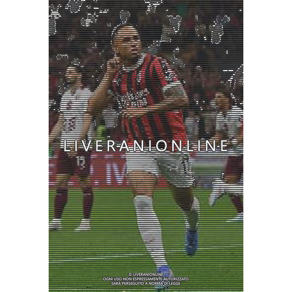 Milano 17.08.2024 Stadio Giuseppe Meazza @Manuela Viganti /Ag. Aldo Liverani sas Milan vs Torino Campionato Calcio Serie A Enilive 2024/2025 1a giornata Nella foto: esultanza di noah okafor dopo il gol ©Viganti/AGENZIA ALDO LIVERANI SAS