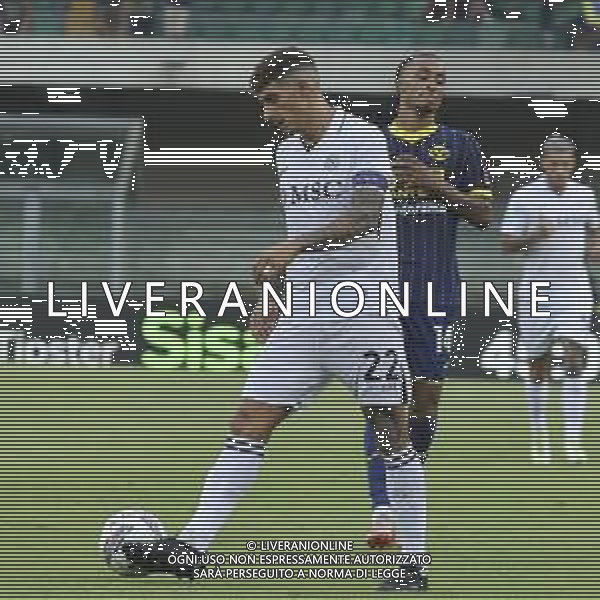 Giovanni Di Lorenzo of SSC Napoli during Hellas Verona FC vs SSC Napoli, 1° Serie A EniLive 2024-25 game at Marcantonio Bentegodi Stadium in Verona (VR), Italy, on August 18, 2024. (Photo by Davide Casentini)/AGENZIA ALDO LIVERANI SAS