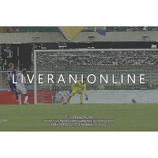 Dailon Livramento of Hellas Verona FC FC scores a goal during Hellas Verona FC vs SSC Napoli, 1° Serie A EniLive 2024-25 game at Marcantonio Bentegodi Stadium in Verona (VR), Italy, on August 18, 2024. (Photo by Davide Casentini)/AGENZIA ALDO LIVERANI SAS