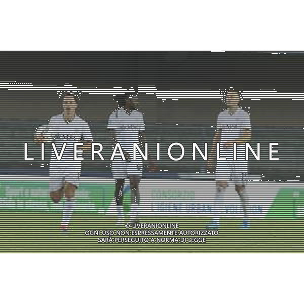 Napoli players expresses disappointment during Hellas Verona FC vs SSC Napoli, 1° Serie A EniLive 2024-25 game at Marcantonio Bentegodi Stadium in Verona (VR), Italy, on August 18, 2024. (Photo by Davide Casentini)/AGENZIA ALDO LIVERANI SAS