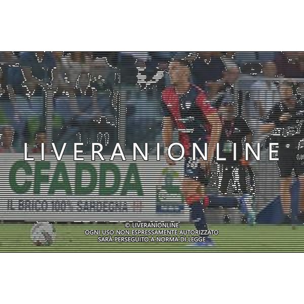 18-8-2024. Cagliari calcio-A.S. Roma. 1° Giornata Campionato Italiano Serie A 2024/2025, stadio Unipol Domus Cagliari. Foto Salvatore Moi/Agenzia Aldo Liverani s.as. Nella foto:Gabriele Zappa Cagliari ©Salvatore Moi/AGENZIA ALDO LIVERANI SAS
