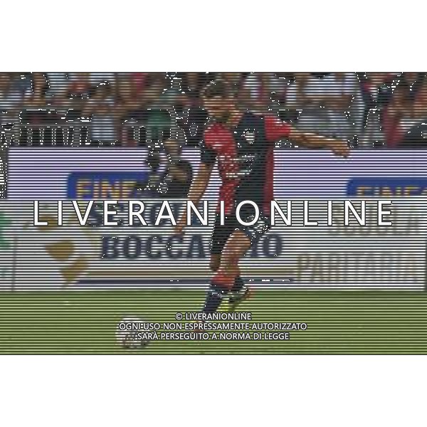 18-8-2024. Cagliari calcio-A.S. Roma. 1° Giornata Campionato Italiano Serie A 2024/2025, stadio Unipol Domus Cagliari. Foto Salvatore Moi/Agenzia Aldo Liverani s.as. Nella foto:Mateusz Wieteska Cagliari ©Salvatore Moi/AGENZIA ALDO LIVERANI SAS