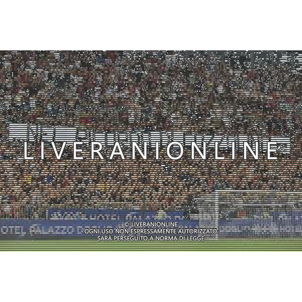 18-8-2024. Cagliari calcio-A.S. Roma. 1° Giornata Campionato Italiano Serie A 2024/2025, stadio Unipol Domus Cagliari. Foto Salvatore Moi/Agenzia Aldo Liverani s.as. Nella foto: Sconvolts, tifosi del Cagliari calcio in curva nord dello stadio Unipol Domus. ©Salvatore Moi/AGENZIA ALDO LIVERANI SAS