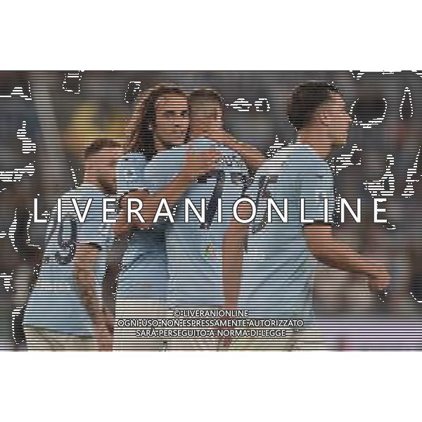 Lazio vs Venezia - Campionato Serie A Enilive 1 giornata Stadio Olimpico - Roma 18-08-2024 nella foto Esultanza Lazio terzo gol ©Federico Gaetano/AGENZIA ALDO LIVERANI SAS