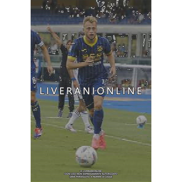 Casper Tengstedt of Hellas Verona FC during Hellas Verona FC vs SSC Napoli, 1° Serie A EniLive 2024-25 game at Marcantonio Bentegodi Stadium in Verona (VR), Italy, on August 18, 2024. (Photo by Davide Casentini)/AGENZIA ALDO LIVERANI SAS