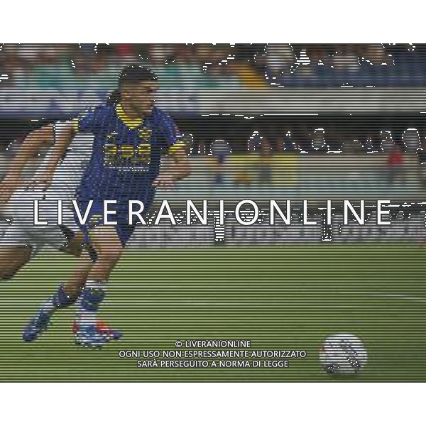 Reda Belahyane during Hellas Verona FC vs SSC Napoli, 1° Serie A EniLive 2024-25 game at Marcantonio Bentegodi Stadium in Verona (VR), Italy, on August 18, 2024. (Photo by Davide Casentini)/AGENZIA ALDO LIVERANI SAS