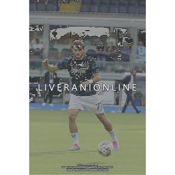 Khvicha Kvaratskhelia of SSC Napoli during Hellas Verona FC vs SSC Napoli, 1° Serie A EniLive 2024-25 game at Marcantonio Bentegodi Stadium in Verona (VR), Italy, on August 18, 2024. (Photo by Davide Casentini)/AGENZIA ALDO LIVERANI SAS