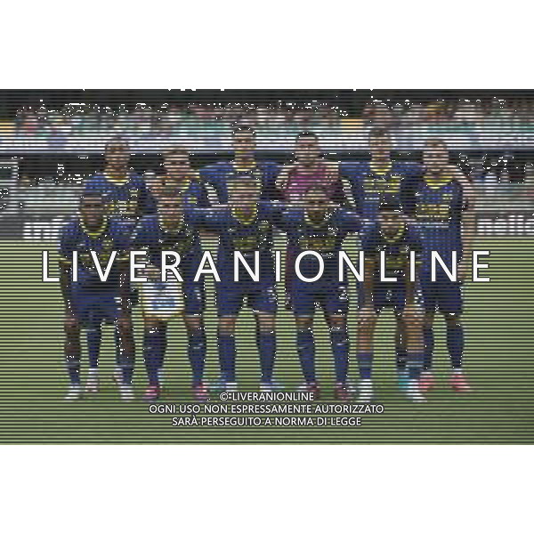 Formazione Hellas Verona team photo during Hellas Verona FC vs SSC Napoli, 1° Serie A EniLive 2024-25 game at Marcantonio Bentegodi Stadium in Verona (VR), Italy, on August 18, 2024. (Photo by Davide Casentini)/AGENZIA ALDO LIVERANI SAS