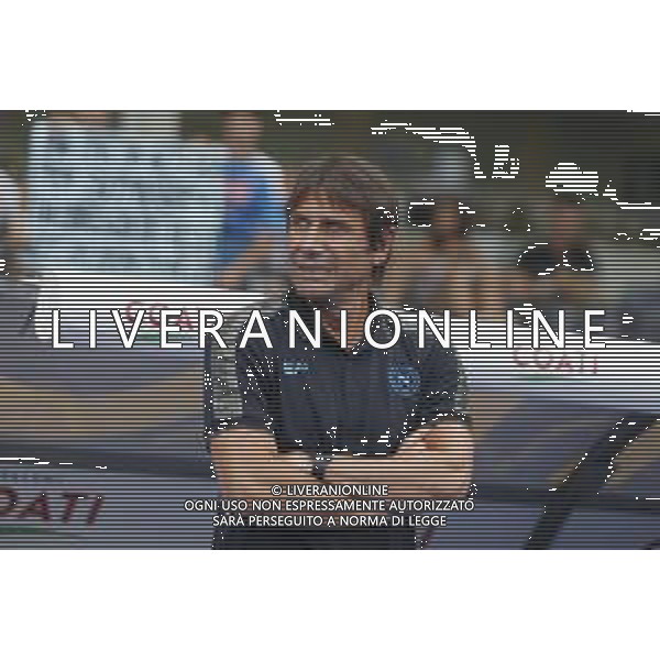 Antonio Conte Head Coach of SSC Napoli during Hellas Verona FC vs SSC Napoli, 1° Serie A EniLive 2024-25 game at Marcantonio Bentegodi Stadium in Verona (VR), Italy, on August 18, 2024. (Photo by Davide Casentini)/AGENZIA ALDO LIVERANI SAS