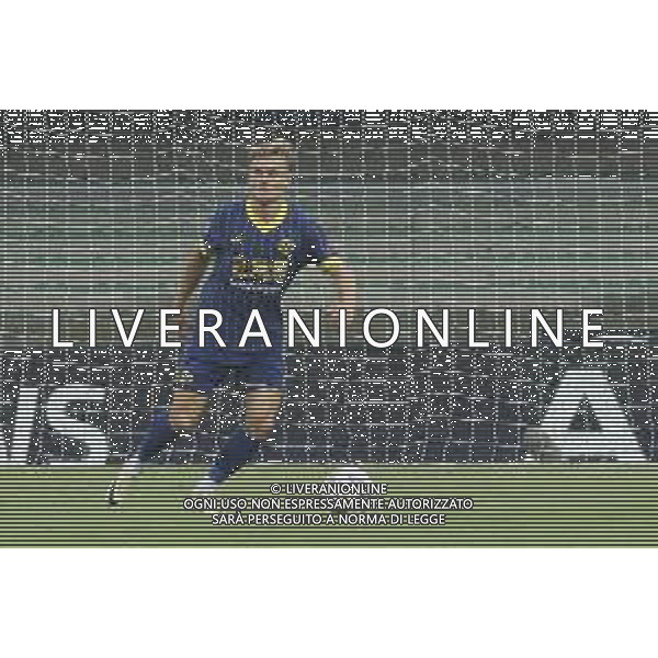 Martin Frese of Hellas Verona FC play the ball2 during Hellas Verona FC vs SSC Napoli, 1° Serie A EniLive 2024-25 game at Marcantonio Bentegodi Stadium in Verona (VR), Italy, on August 18, 2024. (Photo by Davide Casentini)/AGENZIA ALDO LIVERANI SAS
