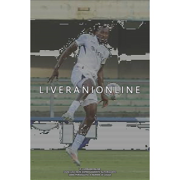 Andre\'-Frank Zambo Anguissa of SSC Napoli during Hellas Verona FC vs SSC Napoli, 1° Serie A EniLive 2024-25 game at Marcantonio Bentegodi Stadium in Verona (VR), Italy, on August 18, 2024. (Photo by Davide Casentini)/AGENZIA ALDO LIVERANI SAS