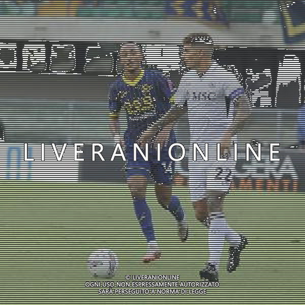 Giovanni Di Lorenzo of SSC Napoli during Hellas Verona FC vs SSC Napoli, 1° Serie A EniLive 2024-25 game at Marcantonio Bentegodi Stadium in Verona (VR), Italy, on August 18, 2024. (Photo by Davide Casentini)/AGENZIA ALDO LIVERANI SAS