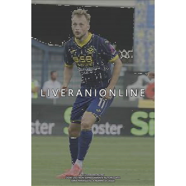 Casper Tengstedt of Hellas Verona FC during Hellas Verona FC vs SSC Napoli, 1° Serie A EniLive 2024-25 game at Marcantonio Bentegodi Stadium in Verona (VR), Italy, on August 18, 2024. (Photo by Davide Casentini)/AGENZIA ALDO LIVERANI SAS