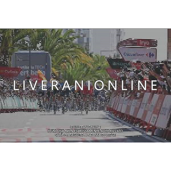 19-08-2024 Vuelta A Espana; Tappa 03 Lousa - Castelo Branco; 2024, Visma - Lease A Bike; 2024, Alpecin - Deceuninck; Van Aert, Wout; Groves, Kaden; Castelo Branco; ©SIROTTI/AGENZIA ALDO LIVERANI SAS