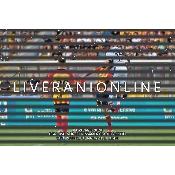 TVEM August 19, 2024 Lecce, Italy - US Lecce vs Atalanta - Italian soccer serie A 2024/25 - Via Del Mare Stadium. In the pic by Emmanuele Mastrodonato/agenzia Aldo Liverani sas: Ederson of Atalanta in action against Tete Morente of US Lecce ©TVEM/AGENZIA ALDO LIVERANI SAS