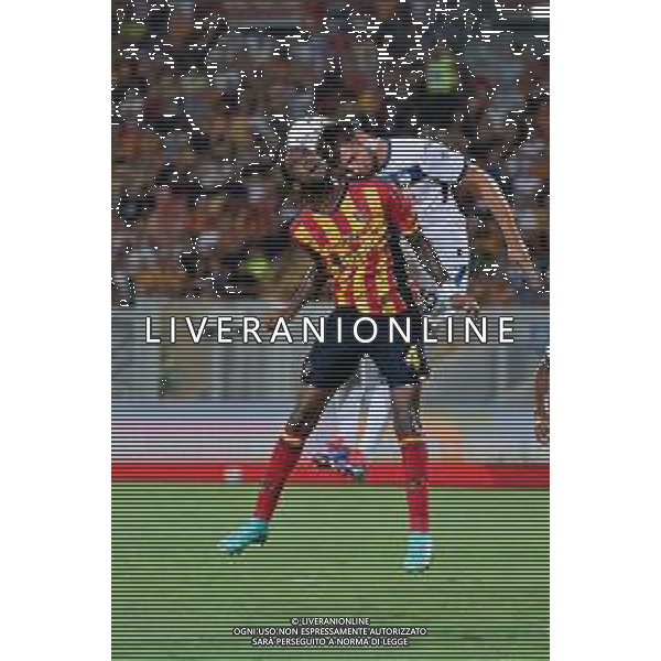 TVEM August 19, 2024 Lecce, Italy - US Lecce vs Atalanta - Italian soccer serie A 2024/25 - Via Del Mare Stadium. In the pic by Emmanuele Mastrodonato/agenzia Aldo Liverani sas: Kialonda Gaspar of US Lecce in action against Berat Djimsiti of Atalanta ©TVEM/AGENZIA ALDO LIVERANI SAS