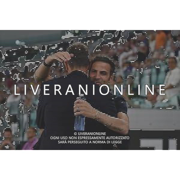Torino 19.08.2024 Allianz Stadium @Manuela Viganti /Ag. Aldo Liverani sas Juventus vs Como Campionato Calcio Serie A Enilive 2024/2025 1a giornata Nella foto: thiago motta e cesc fabregas ©Viganti/AGENZIA ALDO LIVERANI SAS