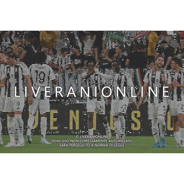 Torino 19.08.2024 Allianz Stadium @Manuela Viganti /Ag. Aldo Liverani sas Juventus vs Como Campionato Calcio Serie A Enilive 2024/2025 1a giornata Nella foto: esultanza juventus dopo il gol di samuel mbangula ©Viganti/AGENZIA ALDO LIVERANI SAS