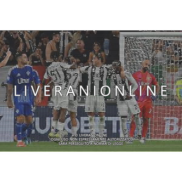 Torino 19.08.2024 Allianz Stadium @Manuela Viganti /Ag. Aldo Liverani sas Juventus vs Como Campionato Calcio Serie A Enilive 2024/2025 1a giornata Nella foto: esultanza juventus dopo il gol di timothy weah ©Viganti/AGENZIA ALDO LIVERANI SAS