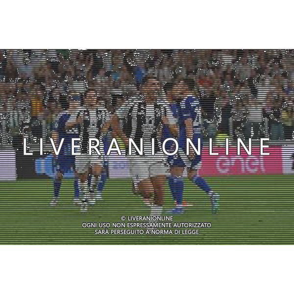 Torino 19.08.2024 Allianz Stadium @Manuela Viganti /Ag. Aldo Liverani sas Juventus vs Como Campionato Calcio Serie A Enilive 2024/2025 1a giornata Nella foto: esultanza andrea cambiaso dopo il gol ©Viganti/AGENZIA ALDO LIVERANI SAS