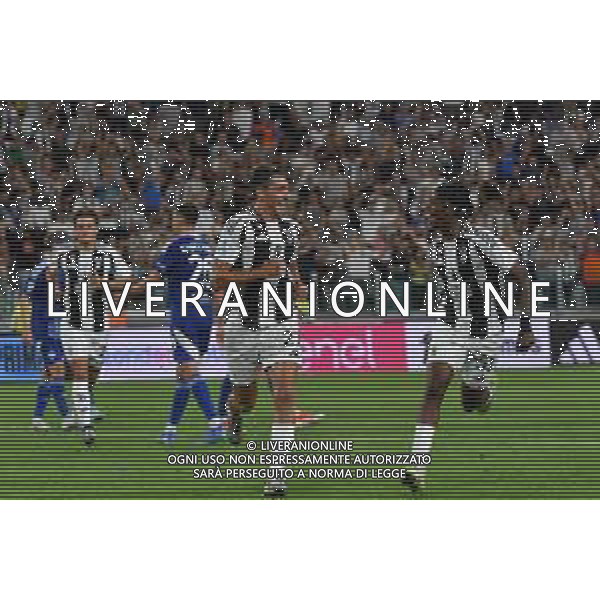 Torino 19.08.2024 Allianz Stadium @Manuela Viganti /Ag. Aldo Liverani sas Juventus vs Como Campionato Calcio Serie A Enilive 2024/2025 1a giornata Nella foto: esultanza andrea cambiaso e samuel mbangula dopo il gol ©Viganti/AGENZIA ALDO LIVERANI SAS