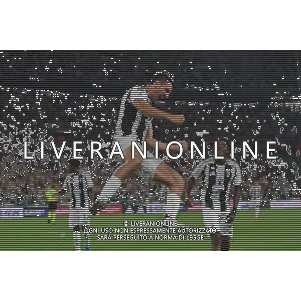 Torino 19.08.2024 Allianz Stadium @Manuela Viganti /Ag. Aldo Liverani sas Juventus vs Como Campionato Calcio Serie A Enilive 2024/2025 1a giornata Nella foto: esultanza andrea cambiaso dopo il gol ©Viganti/AGENZIA ALDO LIVERANI SAS
