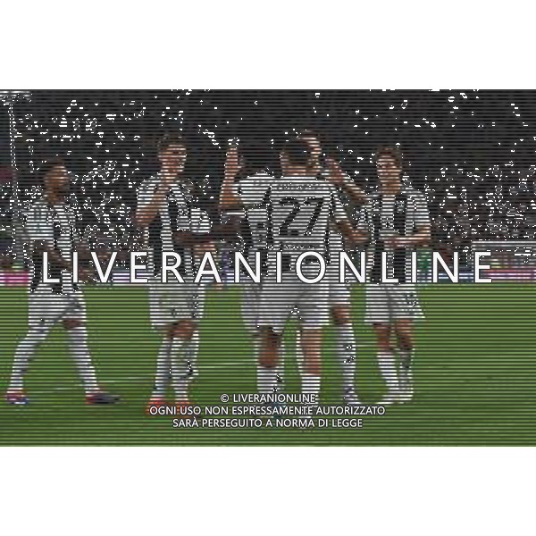 Torino 19.08.2024 Allianz Stadium @Manuela Viganti /Ag. Aldo Liverani sas Juventus vs Como Campionato Calcio Serie A Enilive 2024/2025 1a giornata Nella foto: esultanza juventus dopo il gol di andrea cambiaso ©Viganti/AGENZIA ALDO LIVERANI SAS
