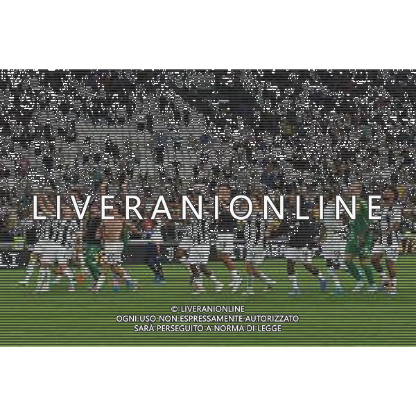 Torino 19.08.2024 Allianz Stadium @Manuela Viganti /Ag. Aldo Liverani sas Juventus vs Como Campionato Calcio Serie A Enilive 2024/2025 1a giornata Nella foto: festa juventus a fine gara ©Viganti/AGENZIA ALDO LIVERANI SAS