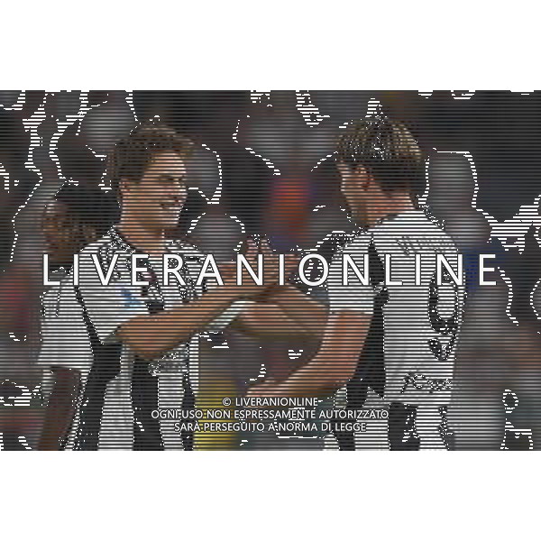 Torino 19.08.2024 Allianz Stadium @Manuela Viganti /Ag. Aldo Liverani sas Juventus vs Como Campionato Calcio Serie A Enilive 2024/2025 1a giornata Nella foto: kenan yildiz e dusan vlahovic