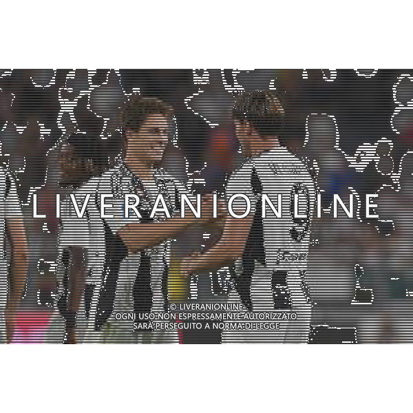 Torino 19.08.2024 Allianz Stadium @Manuela Viganti /Ag. Aldo Liverani sas Juventus vs Como Campionato Calcio Serie A Enilive 2024/2025 1a giornata Nella foto: kenan yildiz e dusan vlahovic