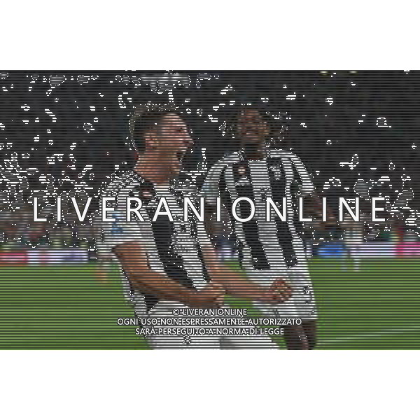 Torino 19.08.2024 Allianz Stadium @Manuela Viganti /Ag. Aldo Liverani sas Juventus vs Como Campionato Calcio Serie A Enilive 2024/2025 1a giornata Nella foto: esultanza andrea cambiaso dopo il gol