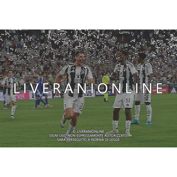 Torino 19.08.2024 Allianz Stadium @Manuela Viganti /Ag. Aldo Liverani sas Juventus vs Como Campionato Calcio Serie A Enilive 2024/2025 1a giornata Nella foto: esultanza andrea cambiaso dopo il gol