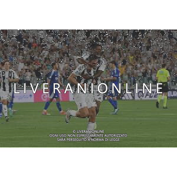 Torino 19.08.2024 Allianz Stadium @Manuela Viganti /Ag. Aldo Liverani sas Juventus vs Como Campionato Calcio Serie A Enilive 2024/2025 1a giornata Nella foto: esultanza andrea cambiaso e samuel mbangula dopo il gol
