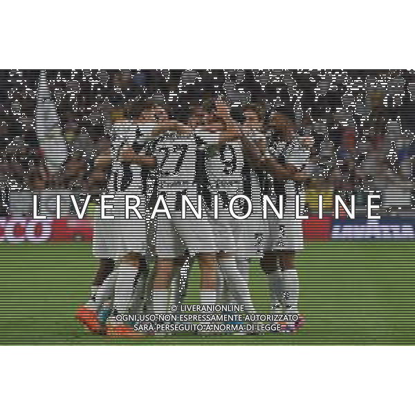 Torino 19.08.2024 Allianz Stadium @Manuela Viganti /Ag. Aldo Liverani sas Juventus vs Como Campionato Calcio Serie A Enilive 2024/2025 1a giornata Nella foto: esultanza juventus prima che il var annullasse il gol di dusan vlahovic