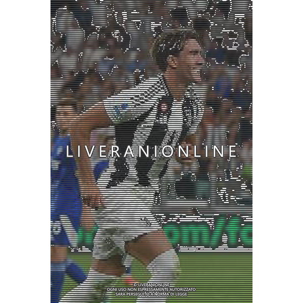 Torino 19.08.2024 Allianz Stadium @Manuela Viganti /Ag. Aldo Liverani sas Juventus vs Como Campionato Calcio Serie A Enilive 2024/2025 1a giornata Nella foto: esultanza dusan vlahovic prima che il var annullasse il gol