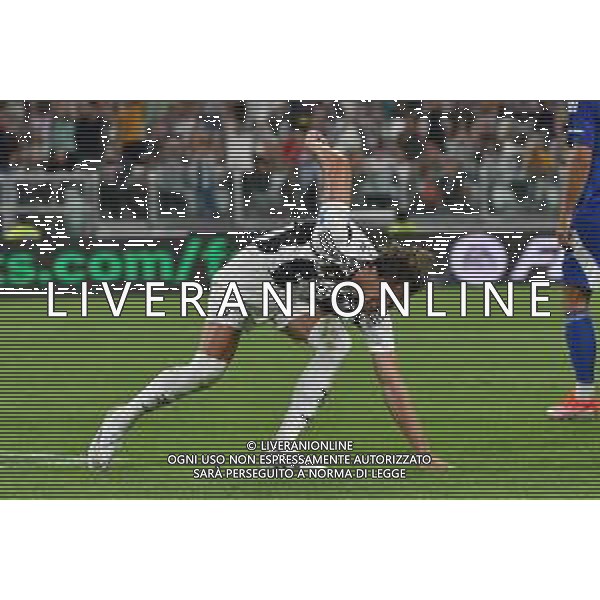 Torino 19.08.2024 Allianz Stadium @Manuela Viganti /Ag. Aldo Liverani sas Juventus vs Como Campionato Calcio Serie A Enilive 2024/2025 1a giornata Nella foto: esultanza dusan vlahovic prima che il var annullasse il gol