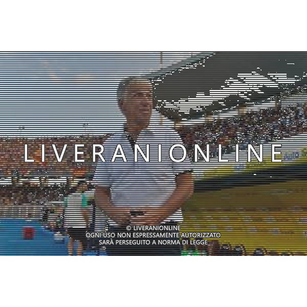 TVEM August 19, 2024 Lecce, Italy - US Lecce vs Atalanta - Italian soccer serie A 2024/25 - Via Del Mare Stadium. In the pic by Emmanuele Mastrodonato/agenzia Aldo Liverani sas: coach Gian Piero Gasperini of Atalanta