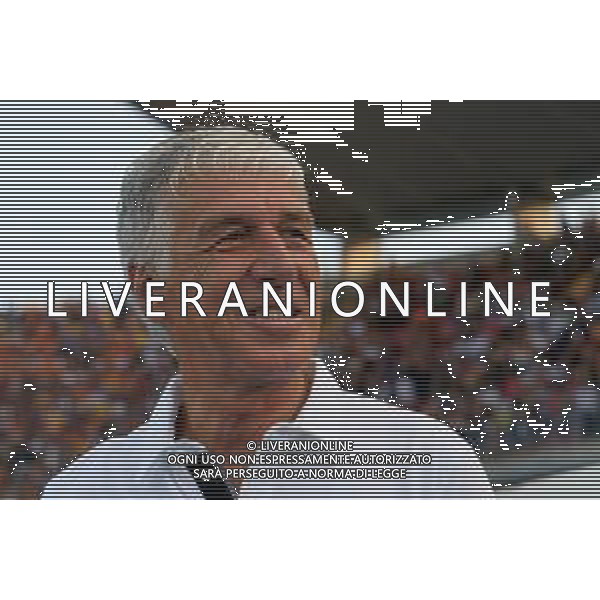 TVEM August 19, 2024 Lecce, Italy - US Lecce vs Atalanta - Italian soccer serie A 2024/25 - Via Del Mare Stadium. In the pic by Emmanuele Mastrodonato/agenzia Aldo Liverani sas: coach Gian Piero Gasperini of Atalanta