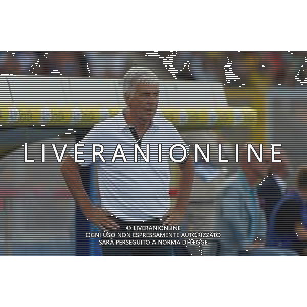 TVEM August 19, 2024 Lecce, Italy - US Lecce vs Atalanta - Italian soccer serie A 2024/25 - Via Del Mare Stadium. In the pic by Emmanuele Mastrodonato/agenzia Aldo Liverani sas: coach Gian Piero Gasperini of Atalanta