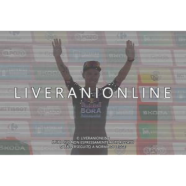 20-08-2024 Vuelta A Espana; Tappa 04 Plasencia - Pico Villuercas; 2024, Red Bull - Bora - Hansgrohe; Roglic, Primoz; Pico Villuercas; ©SIROTTI/AGENZIA ALDO LIVERANI SAS