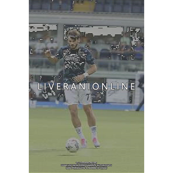 Khvicha Kvaratskhelia of SSC Napoli during training pre Hellas Verona FC vs SSC Napoli, 1° Serie A EniLive 2024-25 game at Marcantonio Bentegodi Stadium in Verona (VR), Italy, on August 18, 2024. (Photo by Davide Casentini)/AGENZIA ALDO LIVERANI SAS